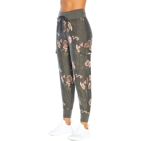 Marika Mauve Glow Romantic Floral 27'' Joggers - Picture 4 of 7